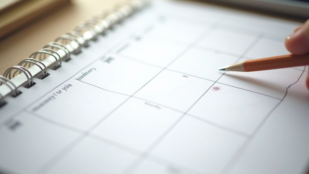 Plánátor s viditelnými mezerami a volným místem v denním rozvrhu, znázorňující zásadu rezervy