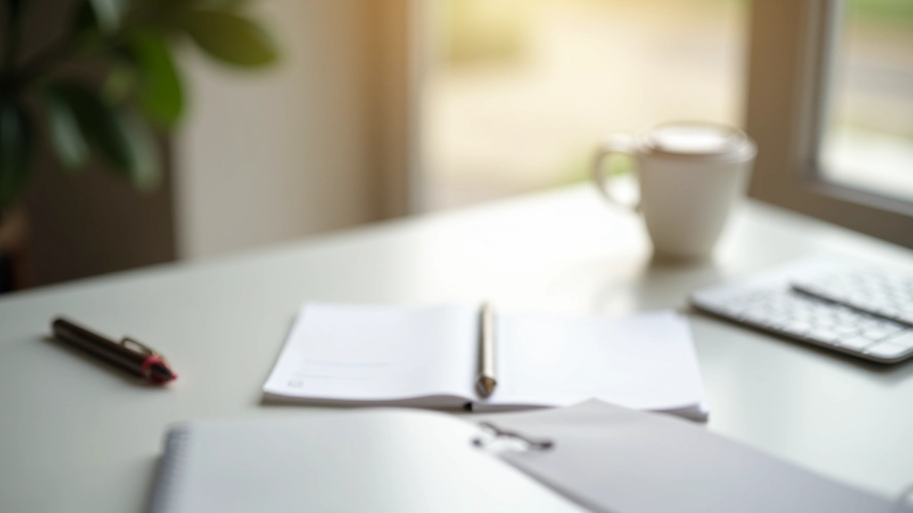 Notebook a tužka na pracovním stole