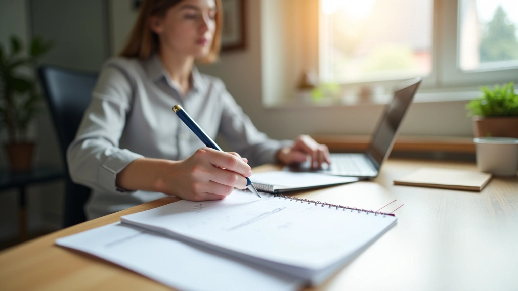 Moderní pracovní prostor s časovým plánováním